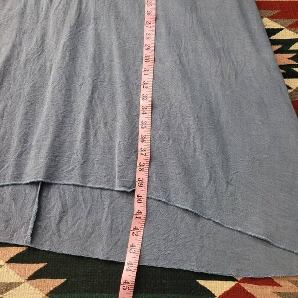 Ozai N Ku Asymmetrical Sleeveless Dress Sz S Oversized Lagenlook Minimalist - Picture 7 of 7